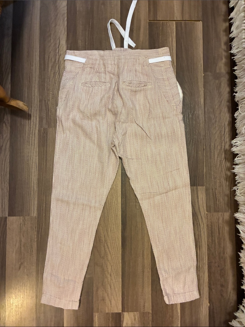 Free People Pink Ribbed Drawstring Cropped Pants - Picture 16 of 16